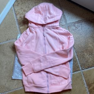 Peach hoodie size xs nwt  soft and warm
